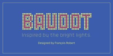 Baudot by Delve Fonts — Decorative Font — thumbnail 1