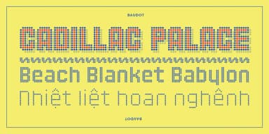 Baudot by Delve Fonts — Decorative Font — thumbnail 2