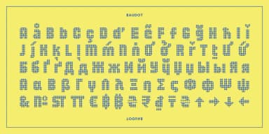 Baudot by Delve Fonts — Decorative Font — thumbnail 7