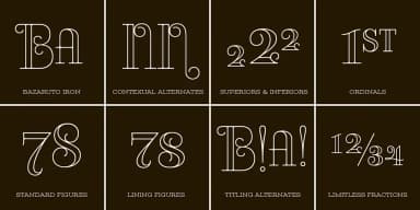 Bazaruto by Stiggy & Sands — Decorative Font — thumbnail 10