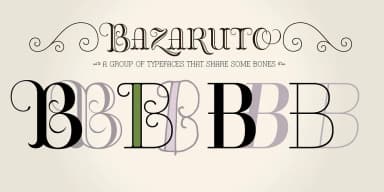 Bazaruto by Stiggy & Sands — Decorative Font — thumbnail 5