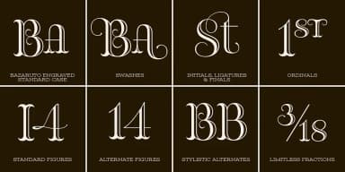 Bazaruto by Stiggy & Sands — Decorative Font — thumbnail 7