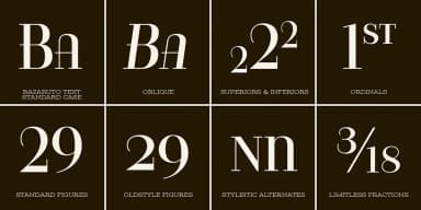 Bazaruto by Stiggy & Sands — Decorative Font — thumbnail 8