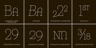 Bazaruto by Stiggy & Sands — Decorative Font — thumbnail 9