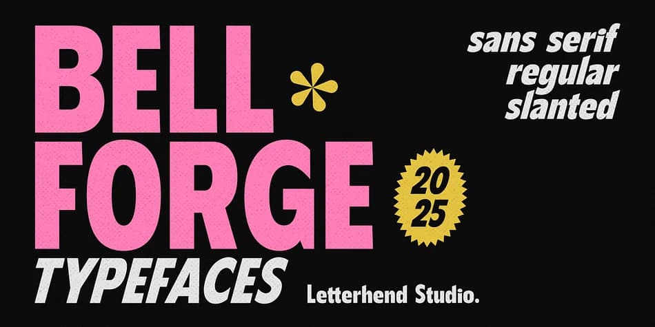 Belforge Geometric Bold Sans by Letterhend Studio — Decorative Font