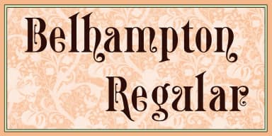 Belhampton by Greater Albion Typefounders — Decorative Font — thumbnail 2
