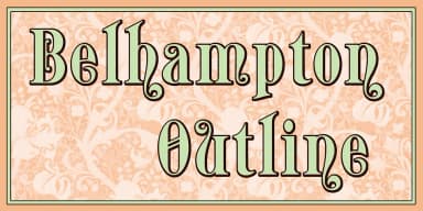 Belhampton by Greater Albion Typefounders — Decorative Font — thumbnail 3