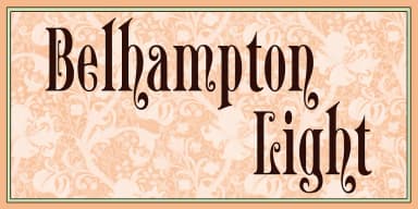 Belhampton by Greater Albion Typefounders — Decorative Font — thumbnail 6