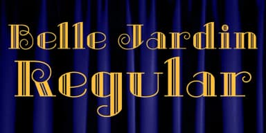 Belle Jardin by Greater Albion Typefounders — Decorative Font — thumbnail 2