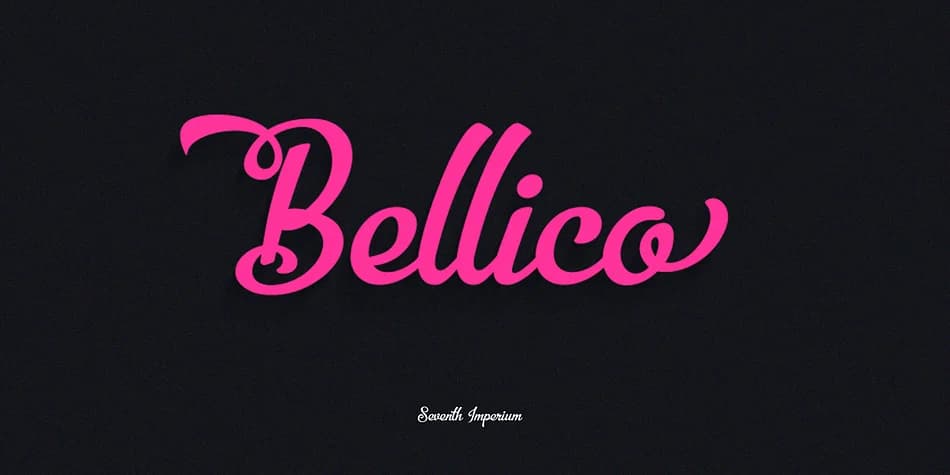 Bellico by Seventh Imperium — Script Handwritten Font