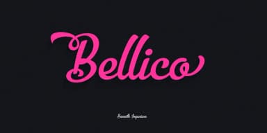 Bellico by Seventh Imperium — Script Handwritten Font — thumbnail 1