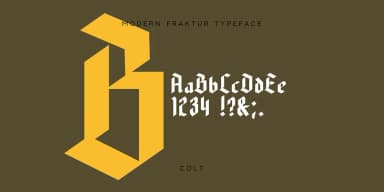 Beloid Gothic by wearecolt — Blackletter Font — thumbnail 3