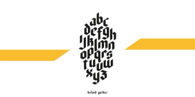 Beloid Gothic by wearecolt — Blackletter Font — thumbnail 4