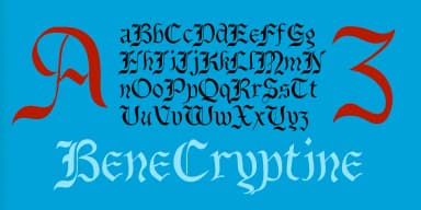 BeneCryptine by Ingrimayne Type — Blackletter Font — thumbnail 4