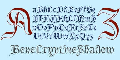 BeneCryptine by Ingrimayne Type — Blackletter Font — thumbnail 5