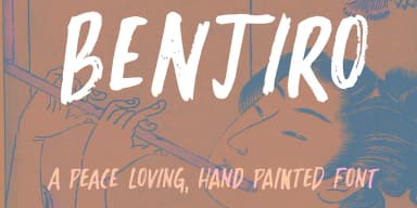 Benjiro by Kitchen Table Type Foundry — Display Font — thumbnail 1