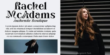 Bergstorm by TypeClassHeroes — Decorative Font — thumbnail 3