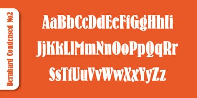 Bernhard Condensed No2 by SoftMaker — Decorative Font — thumbnail 2