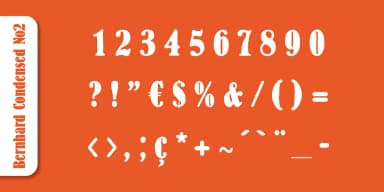 Bernhard Condensed No2 by SoftMaker — Decorative Font — thumbnail 3