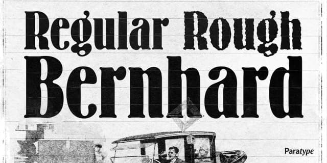 Bernhard by ParaType — Decorative Font