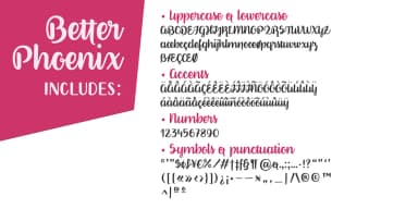 Better Phoenix by Ana's Fonts — Script Handwritten Font — thumbnail 2