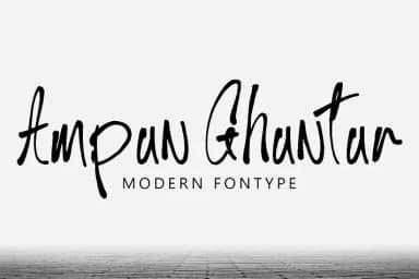 Bhokir Hosjin by Ayska — Script Handwritten Font — thumbnail 3