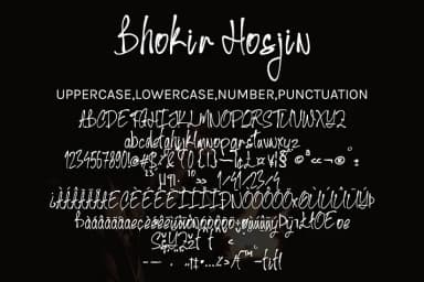 Bhokir Hosjin by Ayska — Script Handwritten Font — thumbnail 7