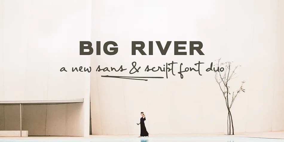 Big River by Ana's Fonts — Dingbats Font
