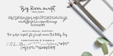 Big River by Ana's Fonts — Dingbats Font — thumbnail 6