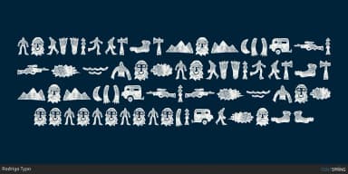 Bigfoot Forest Dingbats by Rodrigo Typo — Dingbats Font — thumbnail 3