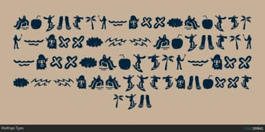 Bigfoot Forest Dingbats by Rodrigo Typo — Dingbats Font — thumbnail 4