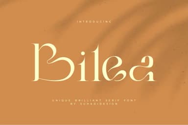 Bilea by suhadidesign — Decorative Font — thumbnail 1