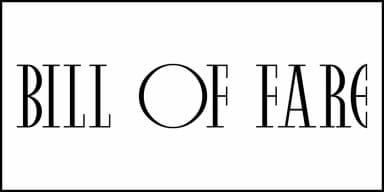 BILL OF FARE JNL by Jeff Levine Fonts — Decorative Font — thumbnail 2