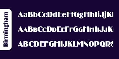 Birmingham Pro by SoftMaker — Decorative Font — thumbnail 3