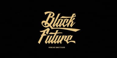 Black Future by Seventh Imperium — Script Handwritten Font — thumbnail 1