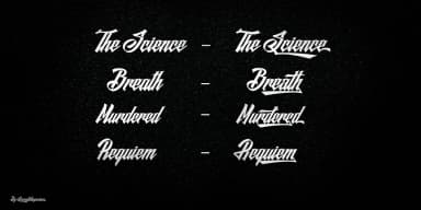 Black Future by Seventh Imperium — Script Handwritten Font — thumbnail 5