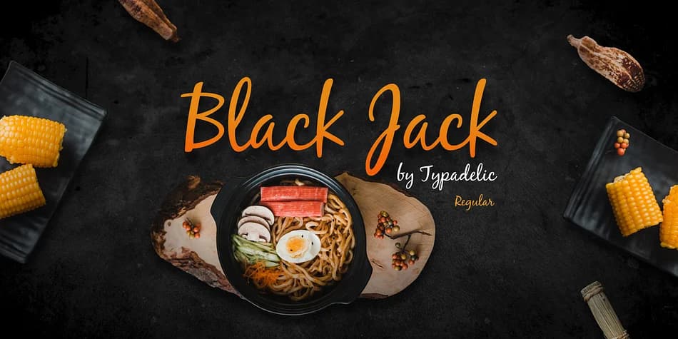 Black Jack by Typadelic — Script Handwritten Font