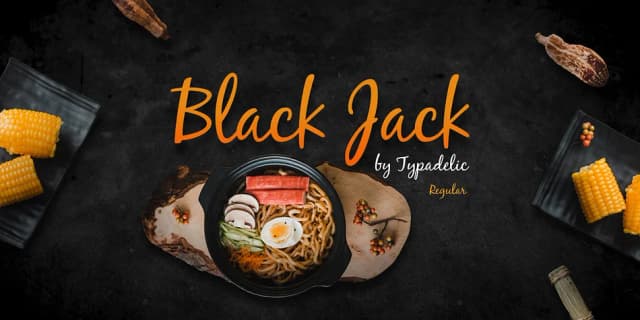 Black Jack by Typadelic — Script Handwritten Font