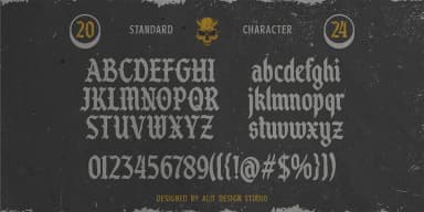 Black Takora by Alit Design — Blackletter Font — thumbnail 6