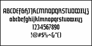 Blackletter Moderne JNL by Jeff Levine Fonts — Blackletter Font — thumbnail 3