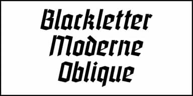 Blackletter Moderne JNL by Jeff Levine Fonts — Blackletter Font — thumbnail 4