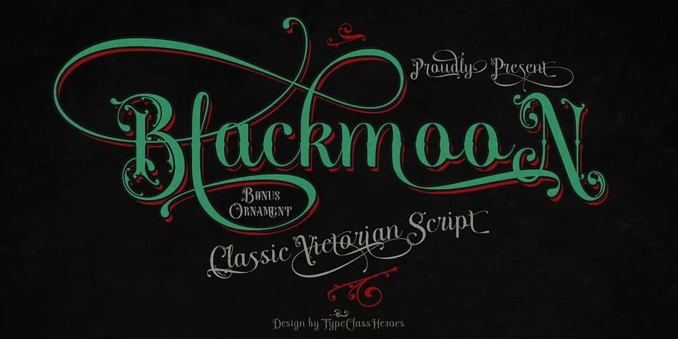 Blackmoon by TypeClassHeroes — Blackletter Font