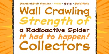 Blah Blah Blah by Comicraft — Decorative Font — thumbnail 2