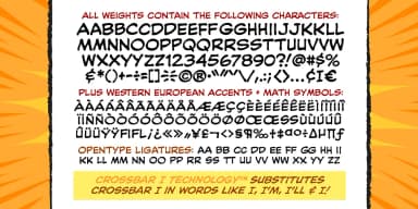 BLAH BLAH UPPER by Comicraft — Decorative Font — thumbnail 3