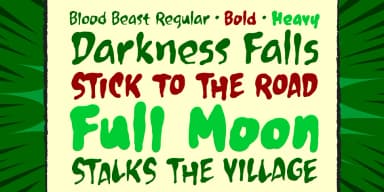 Blood Beast by Comicraft — Display Font — thumbnail 2