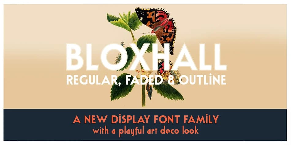 Bloxhall by Ana's Fonts — Decorative Font — preview 1