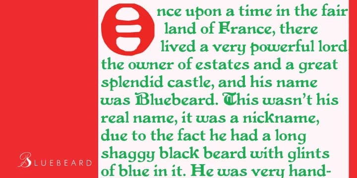 Bluebeard by Canada Type — Decorative Font