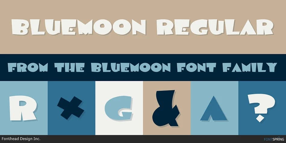 BLUEMOON by Fonthead Design — Decorative Font