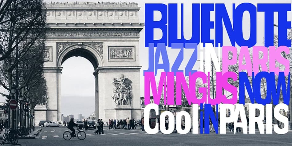 BlueNote by Wiescher-Design — Display Font