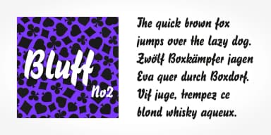 Bluff No2 by SoftMaker — Script Handwritten Font — thumbnail 4